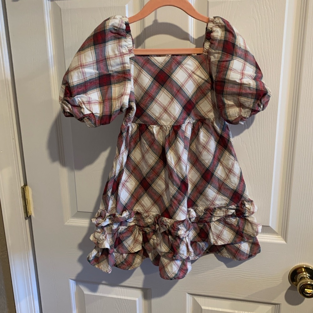 Gymboree Red and White Plaid Dress